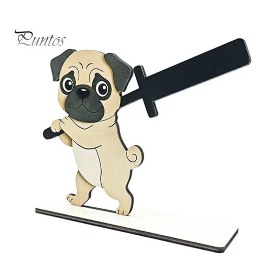 Decorative Kitchen Paper Organizer Funny Animals Wooden Toilet Holder, 3D Animal Bathroom Decor, Cute Cartoon Vertical Countertop Roll Stand