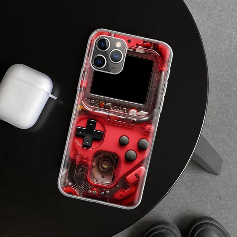 Games Console Fashion Boy Phone Case Cover for iPhone 11 12 13 Mini 14 15 Plus 16 Pro Max 17 Air 7 8 + SE Art Customized Fundas