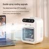 Portable Mini Air Cooler & Humidifier - Silent Cooling Fan for Home and Dormitory