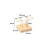 Beech Wood Vertical Tissue & Toothpick Holder for Dining Tables