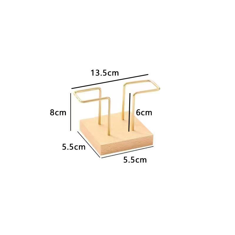 Beech Wood Vertical Tissue & Toothpick Holder for Dining Tables