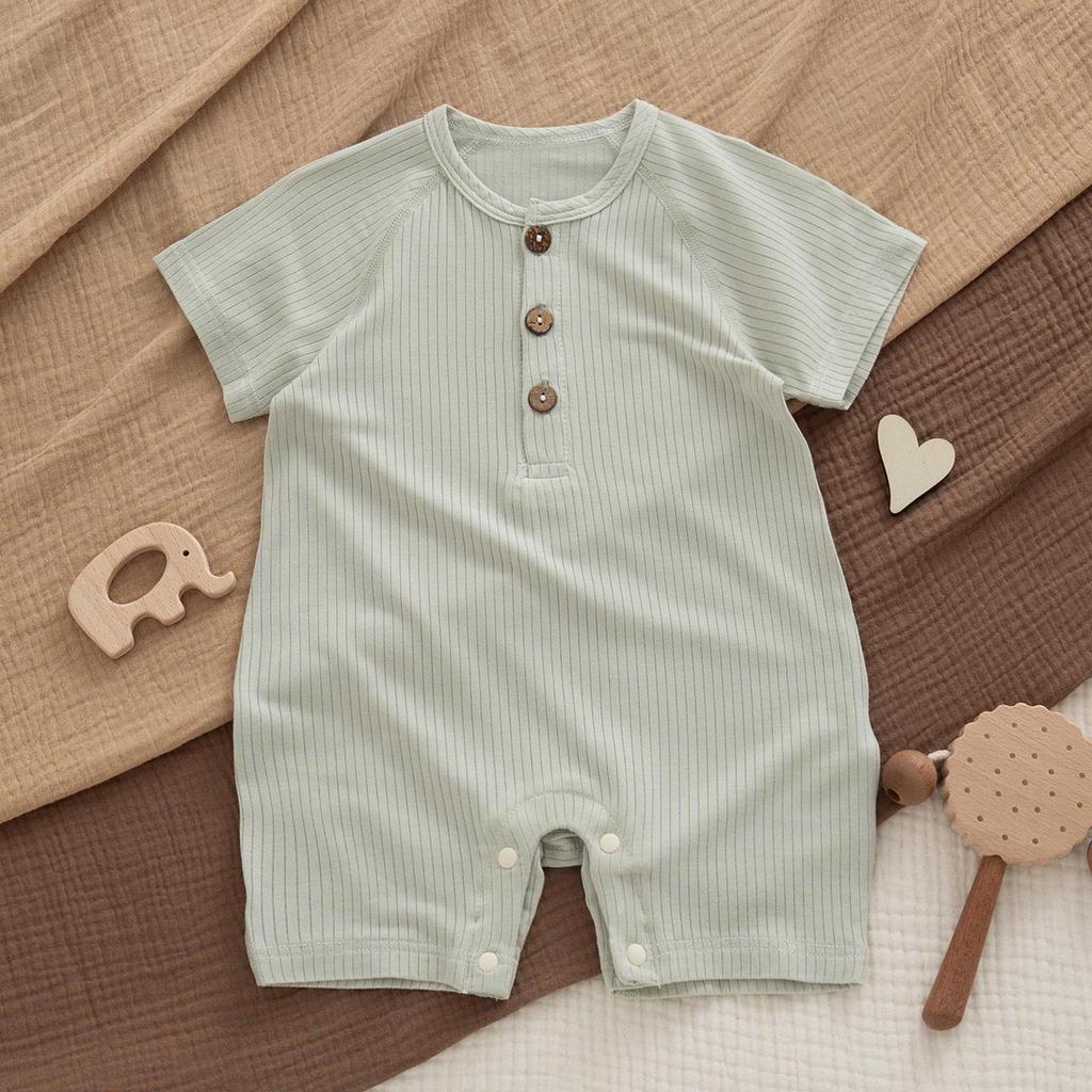 Unisex Baby Modal Short Sleeve Bodysuit & Diaper Cover