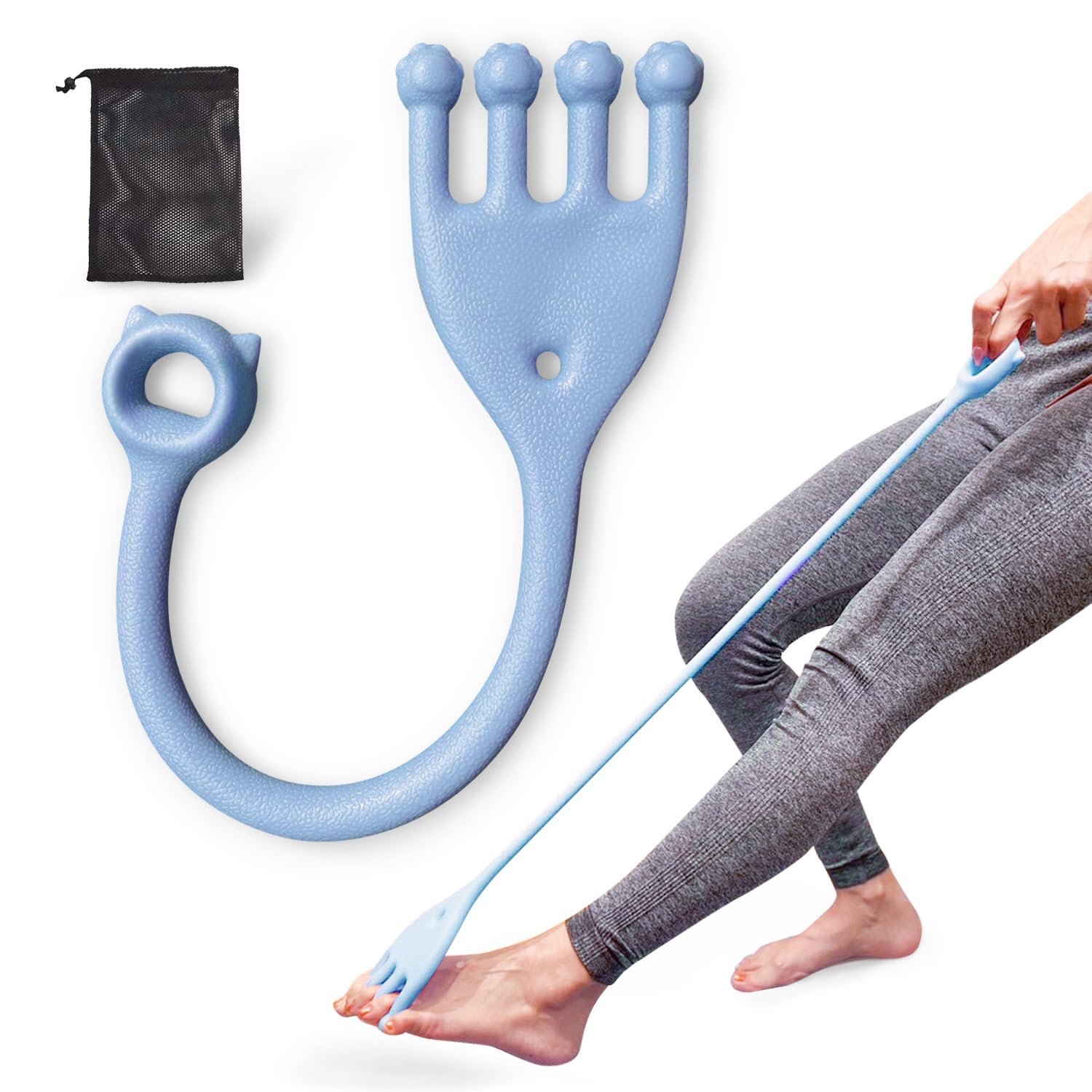 muscle training video Toe training resistance foot sole muscle stretch exercise [Expert-supervised included] band, training, band, Ressh.N (Blue)