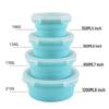 Portable Foldable Silicone Bento Box - Microwave Safe for Outdoor Meals