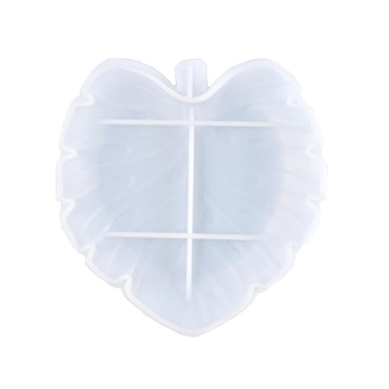

Tray Coaster Resin Mold Serving Board Mold Leaf Shaped Fruit Tray DIY Mold Tea Tray Organizer Box Dish Silicone Mold