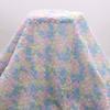 1 Yard Rose Flower Tulle Mesh Fabric Stretch 3D Rose Embroidery Designer Fabric DIY Sewing Wedding Party Dress Background Decor