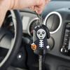 Halloween Cute Cartoon Jack-o '-lantern Ghost Car Keychain Pendant Ornaments Interior Rearview Decoration Mirror Accessories
