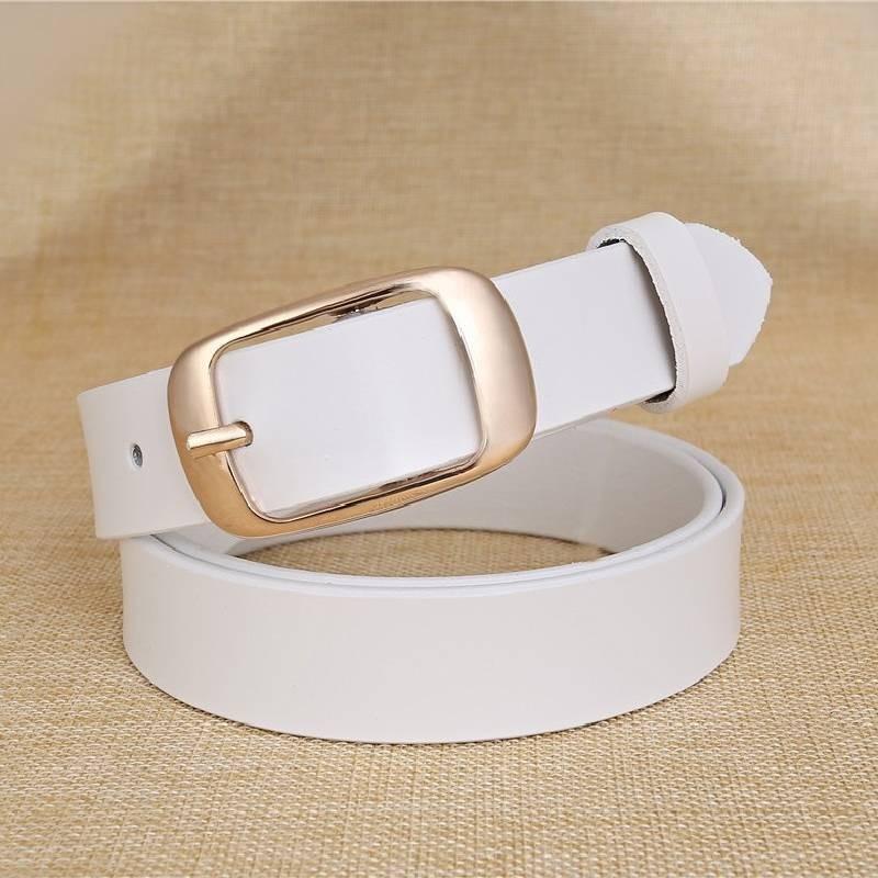 Leather Belt Womens Alloy Buckle Fashion Casual Wide Waist Strap Wear Daily