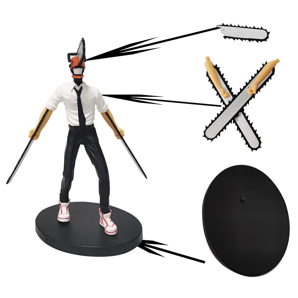 18cm Chainsaw Man Anime Figure Boutique Action Figure Pvc Boxed Set Anime Collectibles Adult Collection Model Doll Toys Gift