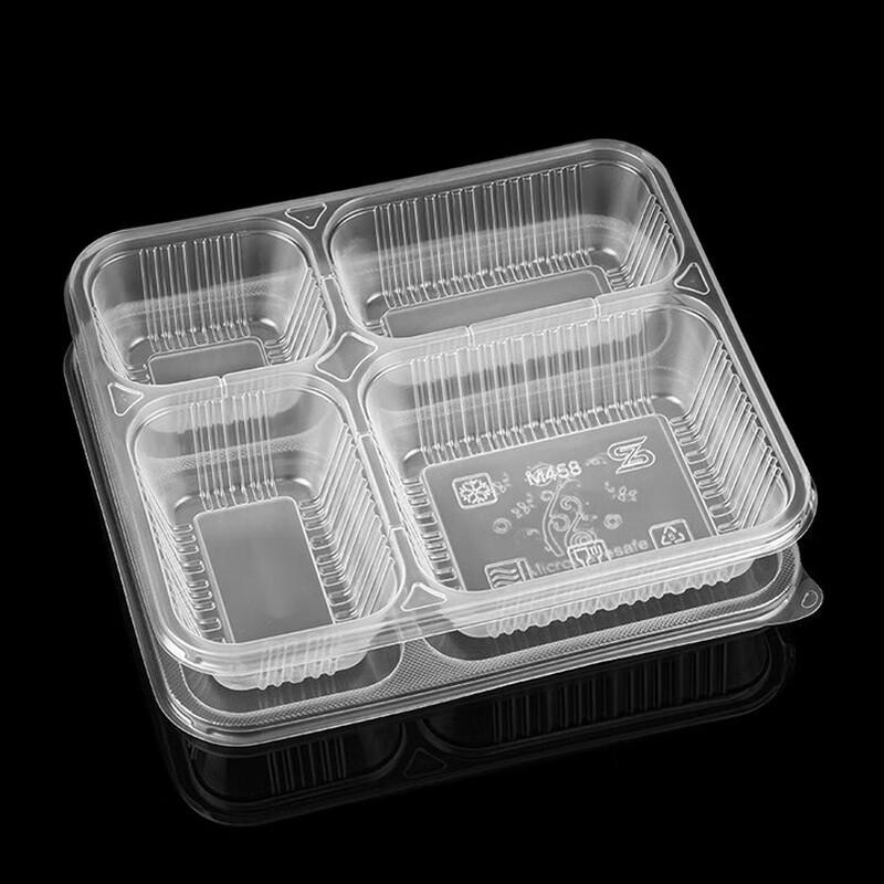 Disposable Partitioned Food Containers with Lid