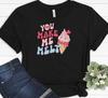 Ice Cream Retro Valentine's Day Cute Heart Funny Couple Sweatshirt Coffee Mug Vi