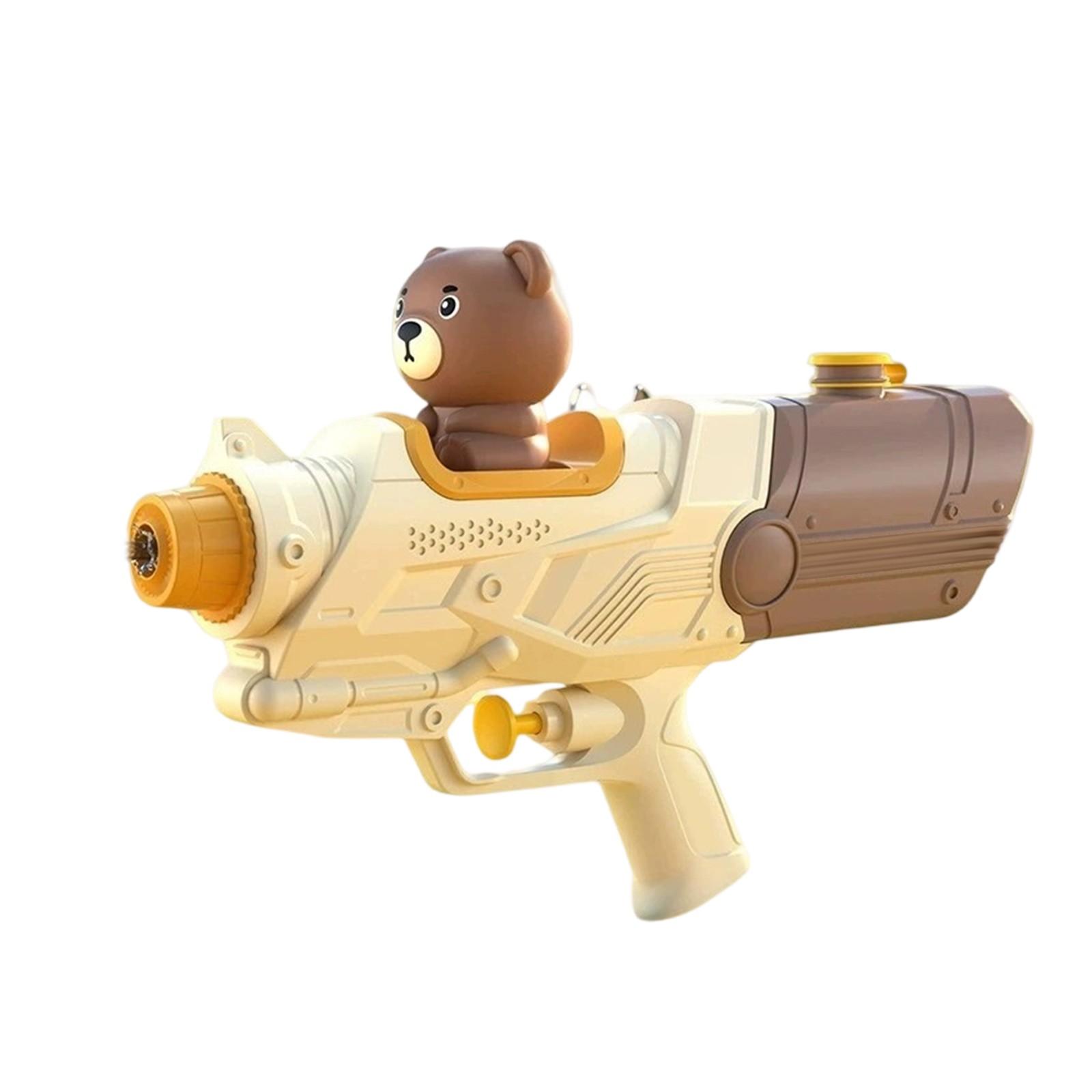 

Мощные водные игрушки большой емкости для взрослых и детей, супер водяной бластер пистолет летние игрушки для бассейна One Size коричневый