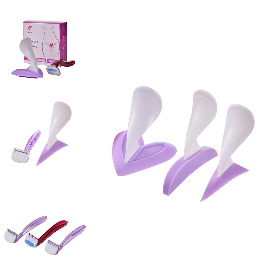 Versatile And Timeless Ladysecret Pubes Hair Razor With Heart-shaped And Triangular Designs