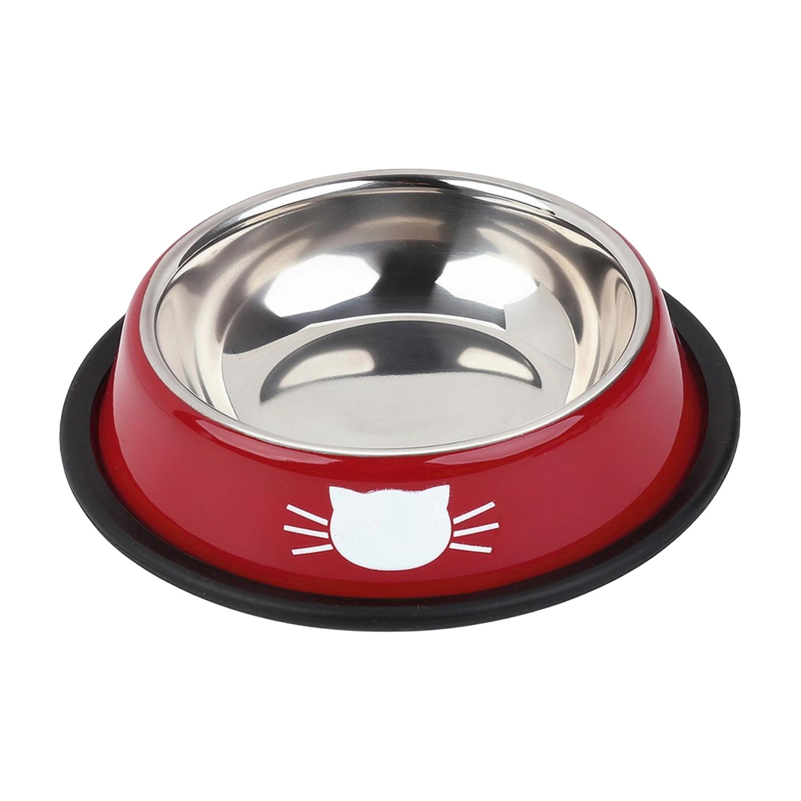 Pet Supplies: Modular Pet Bowls, Stainless Steel Dog Bowls, Colorful Non- Dog Food Bowls Supplies For Cats And Dogs. красный