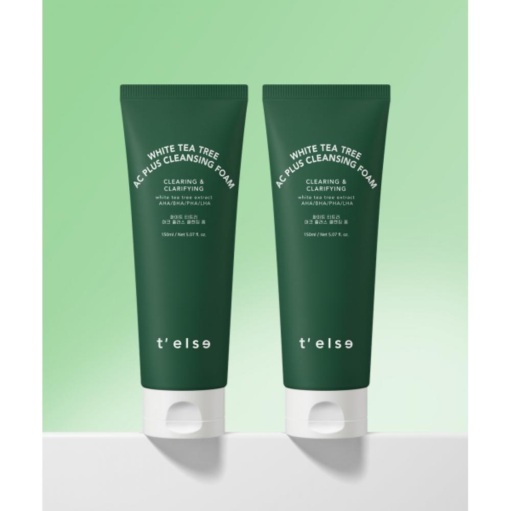 Telse White Tea Tree Ark Plus Cleansing Foam 150ml X 2 NONE