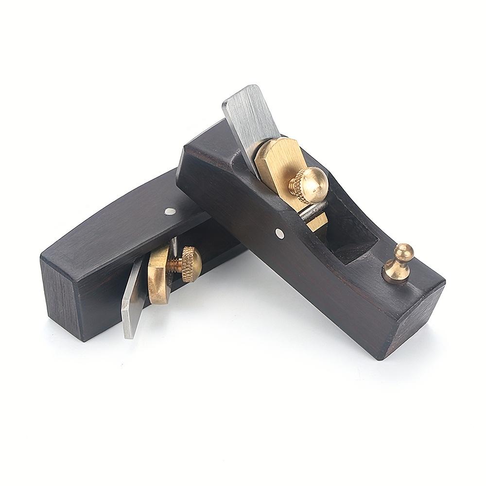 1 set Unelte Manuale Mini din Lemn pentru Despicat Piele - Despicatoare Plate/Curbate, Ideale pentru Pieleărie DIY, pentru Subțiere, Tundere și Netezirea Marginilor