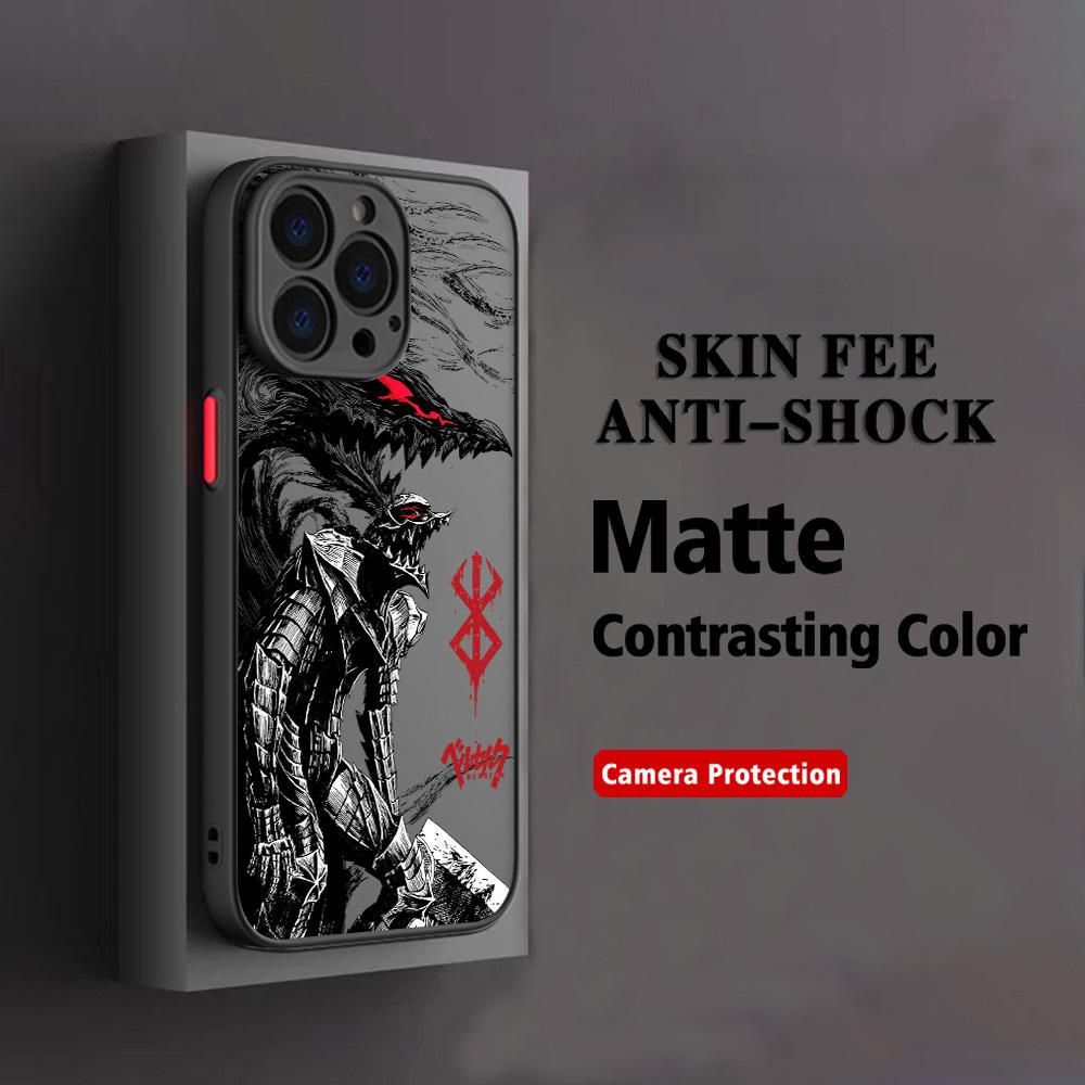 Hot Anime B-BerserkS Cool Phone Case For Xiaomi Redmi Note 14 13 12 11 11S 10 9T 8 7 Pro Plus 4G 5G Matte Clear Back Cover