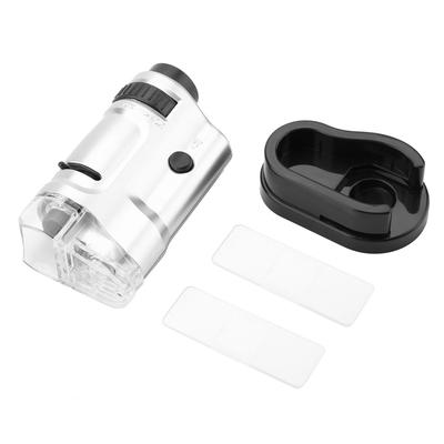 20X40X Zoom LED-beleuchtetes Mini-Taschenmikroskop mit Sockel