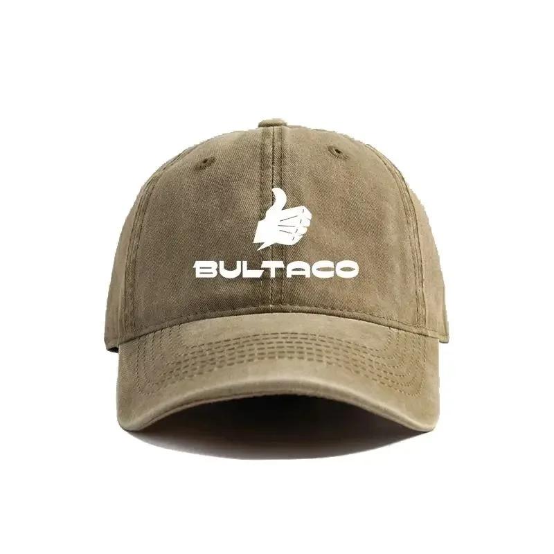 Bultaco Cemoto Motorcycles Baseball Caps Distressed Hats Cap Men Women Retro Outdoor Summer Adjustable Bultaco Hats