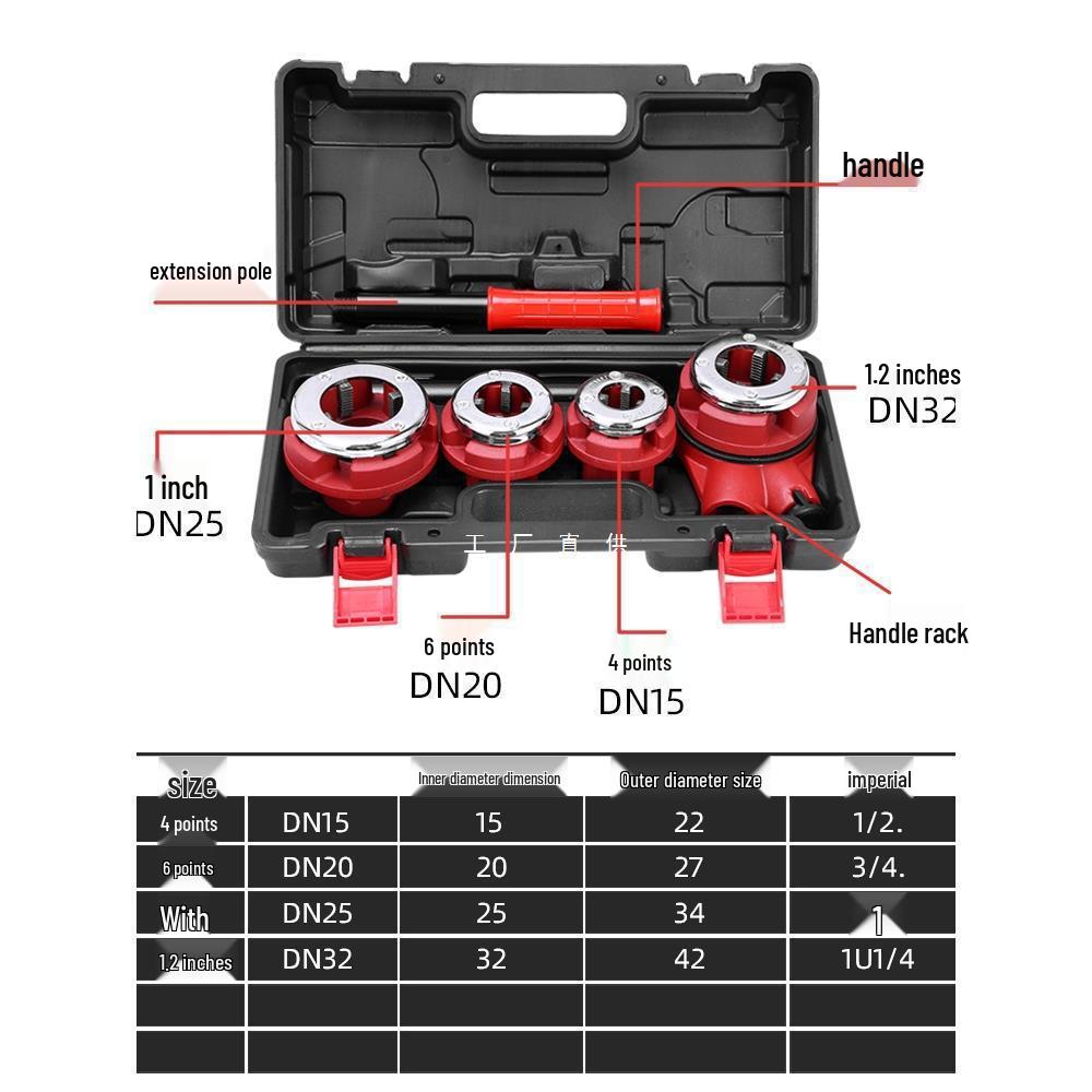 Handgehaltenes Leichtes Verzinktes Rohrschneidwerkzeug für Wasser- und Feuerleitungen