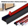 H Shaped Door Bottom Sealing Strip Soundproof Door Draft Stopper Weather Stripping  Living Room