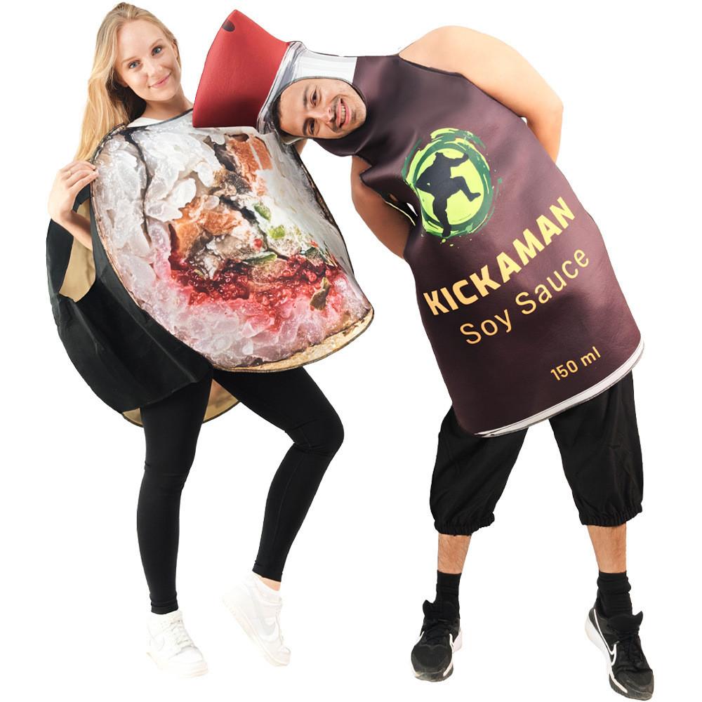 And Sushi Soy Sauce Combination Set Halloween Party And Costumes Performance
