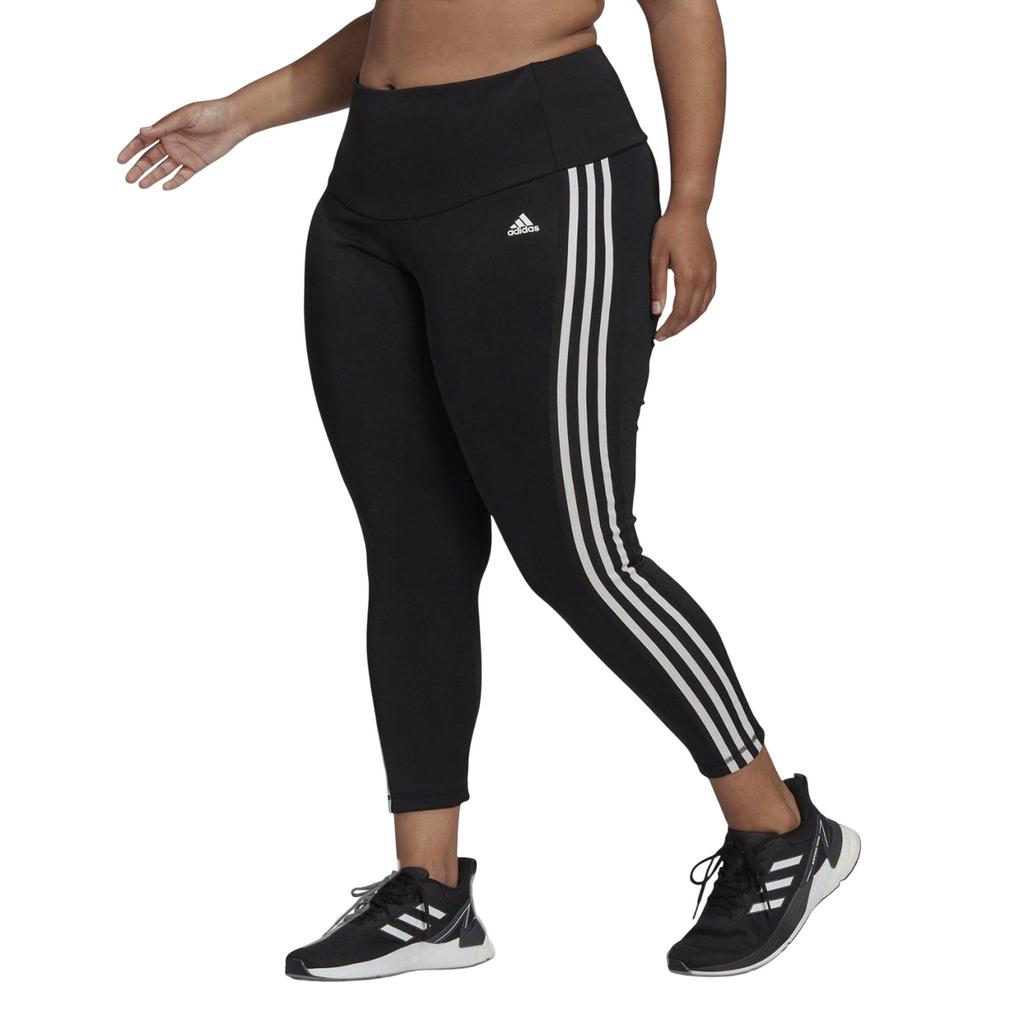 Adidas Womens/Ladies Designed 2 Move 3 Stripes High Leg 7/8 Leggings