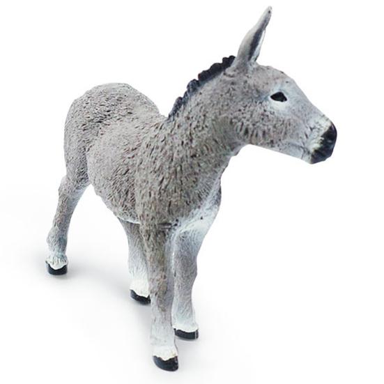 Smooth Surface Durable Daily Delicate Craft Wild Animal Donkey Statue Donkey Model