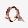 EDTR Brown Paper Silk Scarf ED23A4FAZ0589