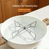 Portable Stainless Steel Steaming Rack for Outdoor Camping and Kitchen Use