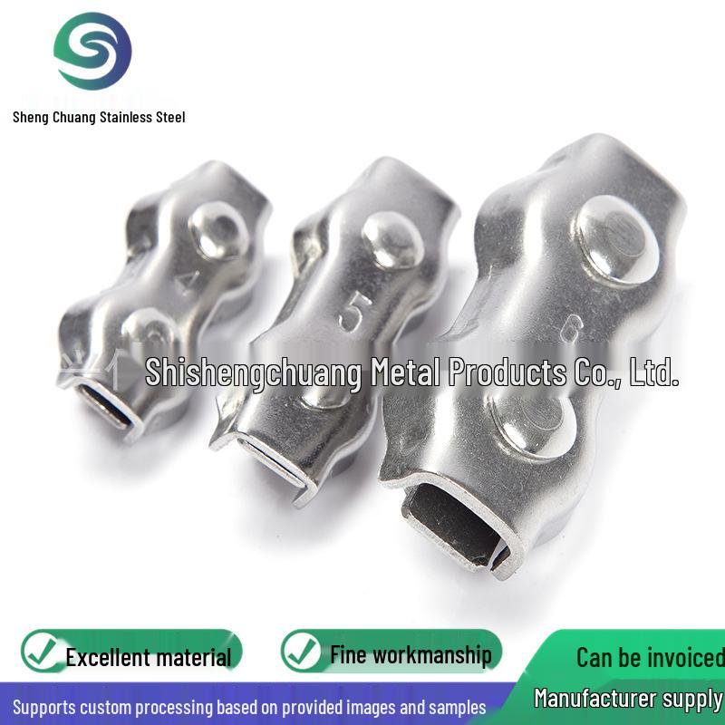304/316 Stainless Steel Wire Rope Clip Connector