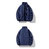 Winter Fashion Casual Parkas Men Stand Collar Solid Color Outerwear Corduroy Thicken Warm Jacket Padded Jacket
