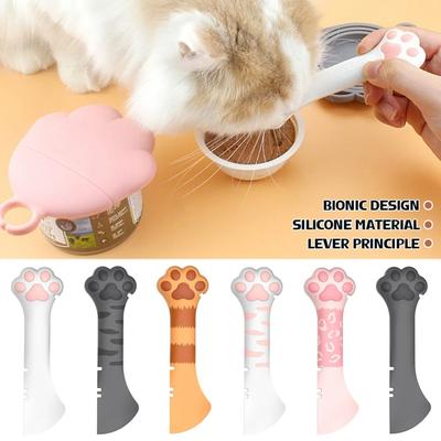 Multifunktions Pet Dosen Löffel Jar Opener Welpen Fütterung Mischen Nass Trocken Scoop Katze Hund Zubehör Feeder Schaufel Haustiere Geschirr