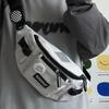 Bolsa Transversal Masculina Estilo Harajuku - Bolsa de Cintura Versátil para Ciclismo e Esportiva