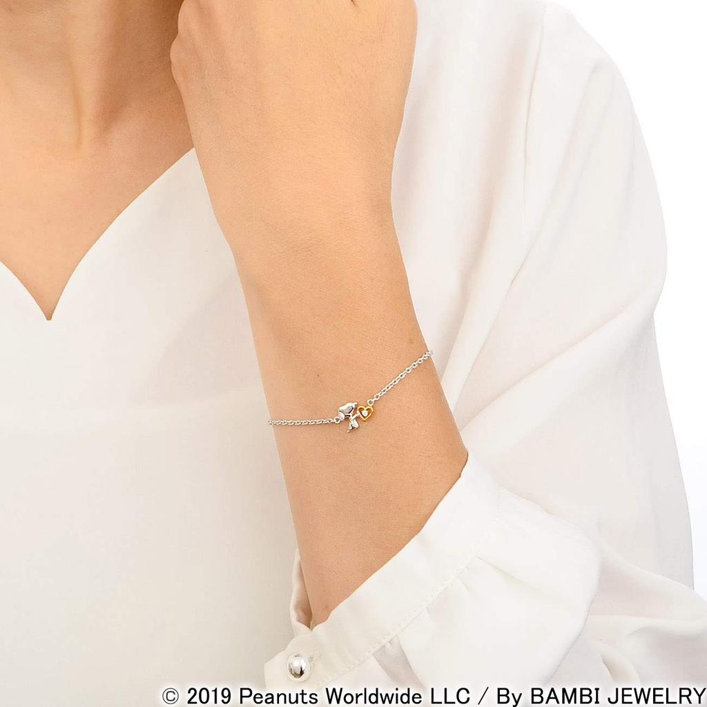 Snoopy Silver Bracelet Adult for Women In Their 20s and Gift Plush Toy Included Not Included [J-Well] - Goods, Accessories, Woodstock, 30s,