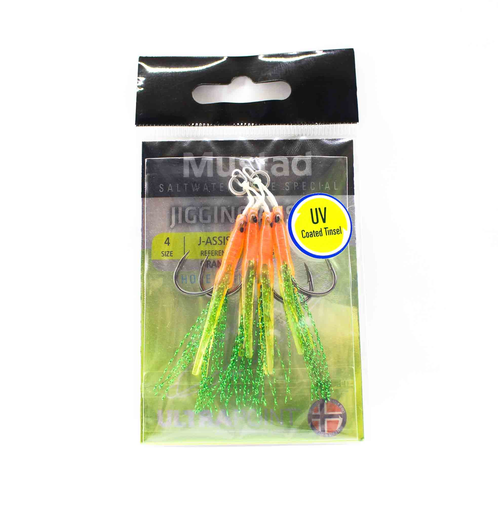 

Mustad J-ASSIST6-OR-4-2 Twin Assist Джигговые крючки Размер 4 Оранжевый (7394)