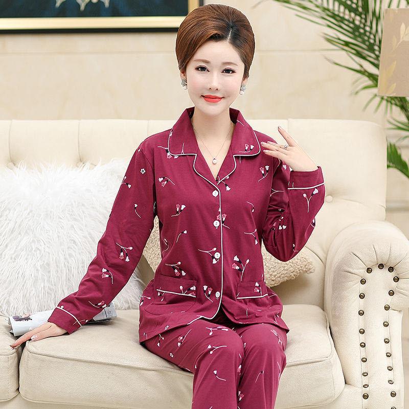 100% Pure Cotton Pajamas Men's Long-sleeved Spring and Autumn Korean Version Plaid Casual Large-size Winter Men's Loungewear Suit