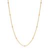 Stainless Steel Round Ball Chain Necklace,1mm Thin Link Necklace Fashion Jewelry for Women