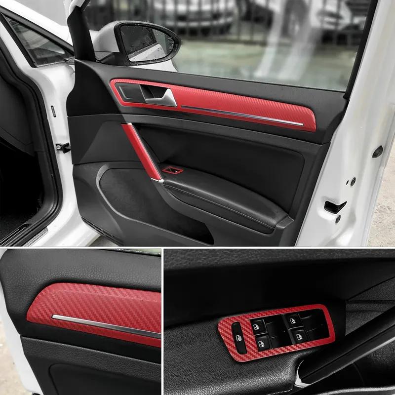 200cm*30cm 3D Carbon Fiber Vinyl Film 3M Car Stickers Waterproof DIY Motorcycle Automobiles Car Styling Wrap Roll Accessories