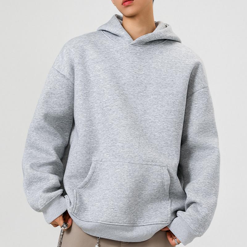 

Осень Зима Мужские Однотонные Худи Мода Мужские Повседневные Толстовки Мужские Харадзюку Теплые Оверсайз Хип-Хоп Уличная Одежда Пуловеры 4XL светло-серый