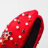 Hair Bands, Red, White, Blue Nail Beads, Diamonds, Oil Drops, National Flag Accessories, Festive Hair Accessories