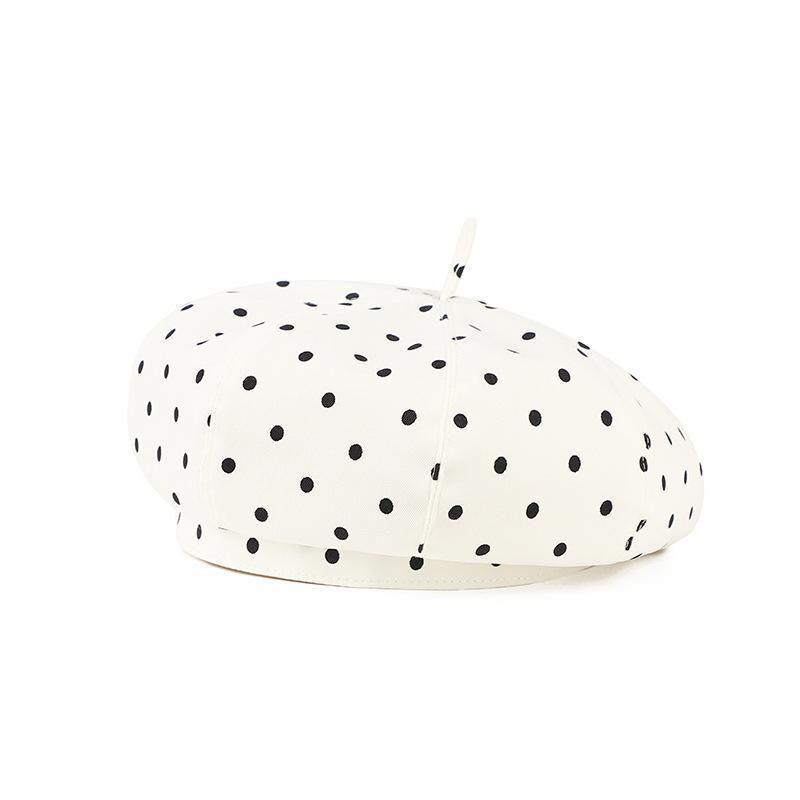 

Vintage Beret Women Spring Summer Thin Painter Hat, Face Slimming Pumpkin Hat Female 56-58cm белый