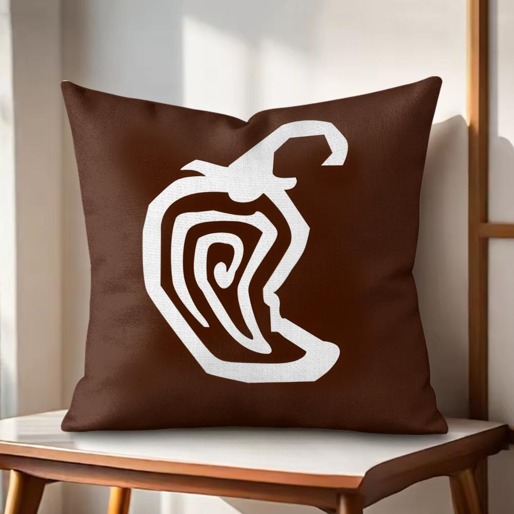 

Food CChipotleS Cushion Cover Natural Linen Organic Fabric DoubleSided Printing Couch Pillow Covers Home Decor 30x30cm