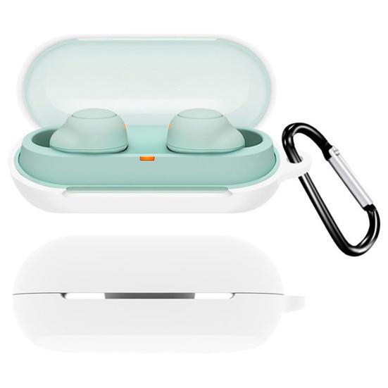Earphone Case Portable Soft Silicone Wireless Bluetooth-compatible Earbuds Protective Cover for Sony WF-C500