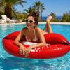 Bouée géante - FERRY JOUETS - Bouée géante lèvres XXL - Rouge - 1,96 x 1,00 m - PVC résistant