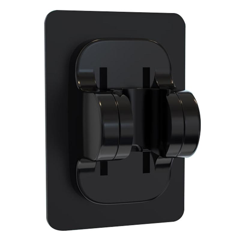 

Универсальный регулируемый держатель для душевой лейки, основа из АБС-пластика с клейким основанием, кронштейн для душевой лейки для ванной комнаты Black