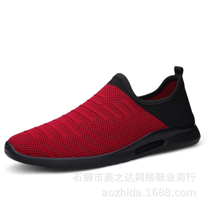Mens Casual Shoes Men Slip-on Sock Sneakers Breathable Light Leisue Walking Jogging Running Tenis Masculino Adulto