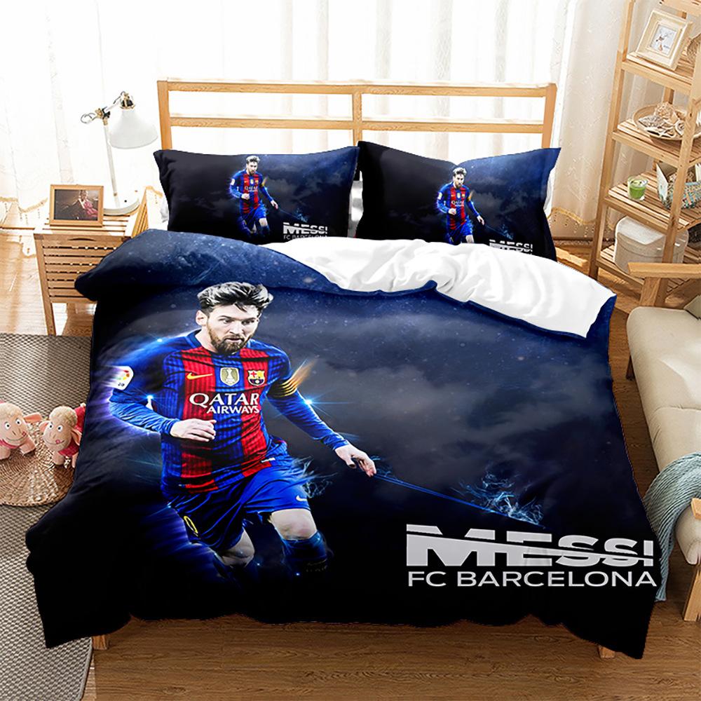 Ball Sports/Football/World Cup 3D Digital Printing Bedding Three-Piece Set