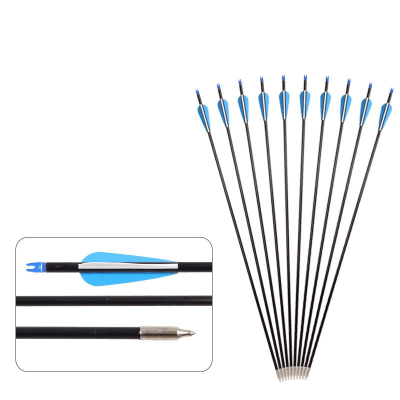 Buy 8mm glass fiber arrow arrow hall shooting arrows outdoor archery