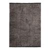 Living Room Rug Flat Weave Cotton Black Light Reflection Anthracite 160x230